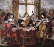 unknow artist the flowering of baroque music oil painting on canvas